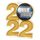 Quiz Night 2022 Gold Acrylic Medal