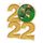 Irish Dance Gold Acrylic 2021 Medal