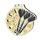 Acacia Darts Gold Eco Friendly Wooden Medal