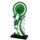 Lassie Green Paw-print Rosette Trophy