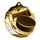 Polygon Classic Stainless Steel Ice Hockey Medal