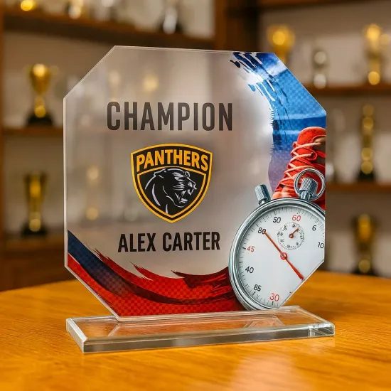 Hutton Athletics Glass Award