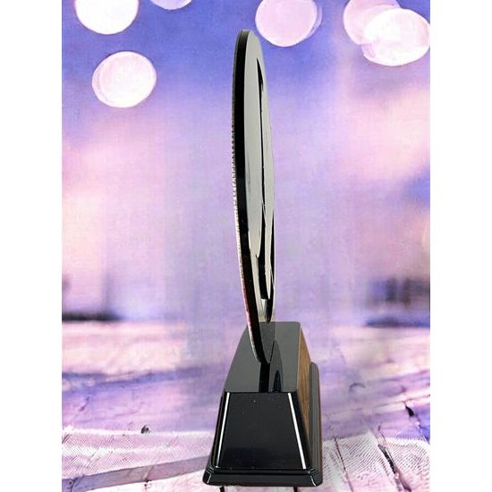 Onyx Stainless Steel Badminton Trophy