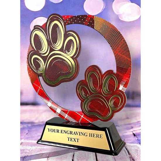 Onyx Stainless Steel Cynology Trophy