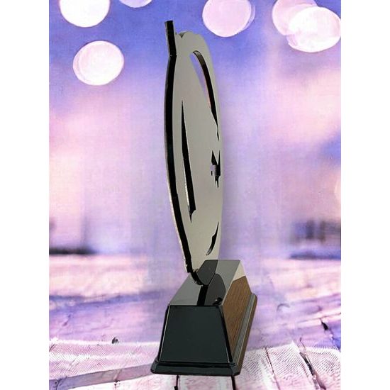 Onyx Stainless Steel Chess Trophy
