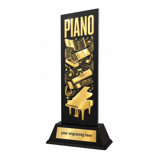Shadowline Piano Metal Trophy