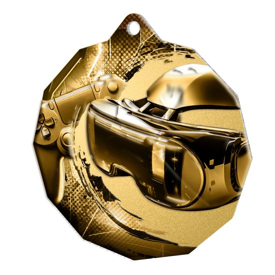 Polygon Classic Stainless Steel eSport Medal