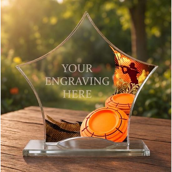 Luz Clay Pigeon Shooting Glass Award