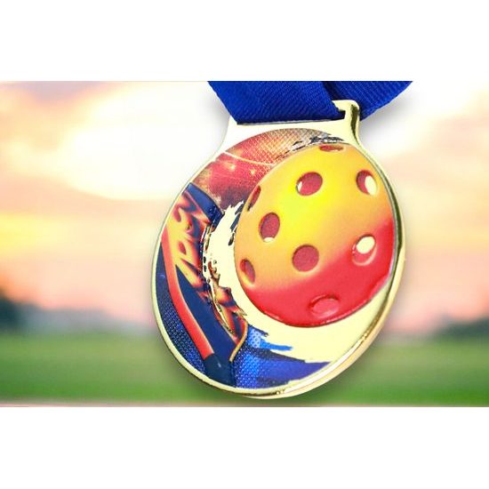 Sacul Pickleball Color Texture 3D Print Medal