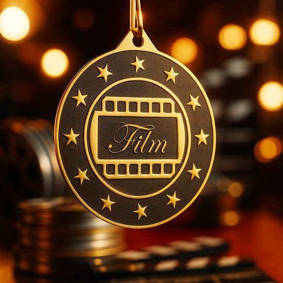 Valor Stainless Steel Film Medal