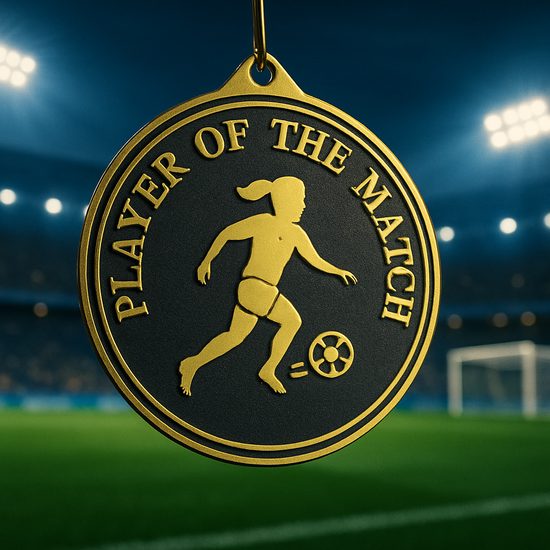 Valor Stainless Player of the match Medal