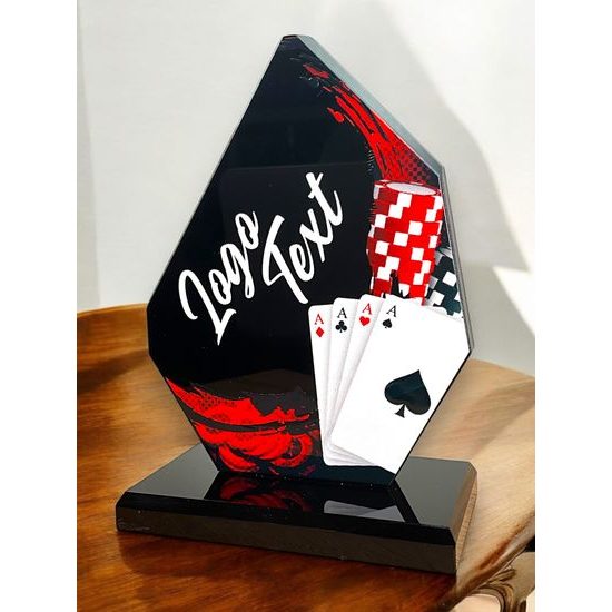 Destin Poker Acrylic Award