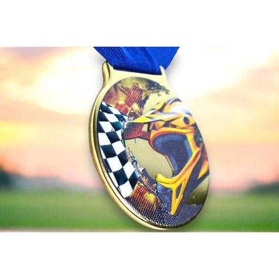 Sacul Motosport Color Texture 3D Print Medal