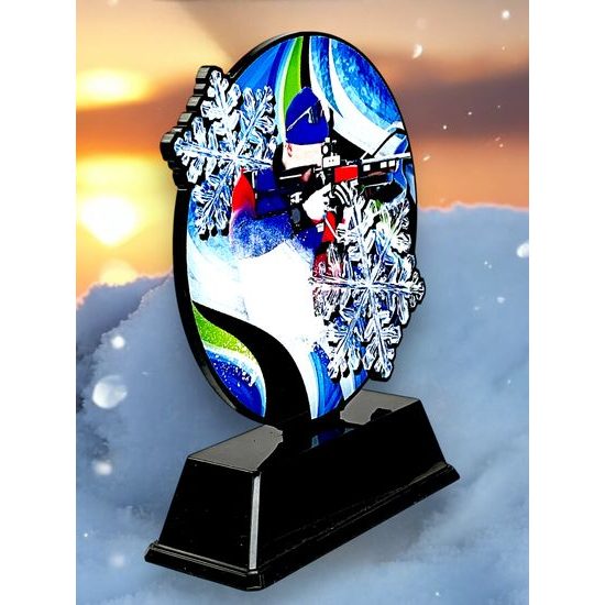 Roswell Black Acrylic Biatlon Trophy
