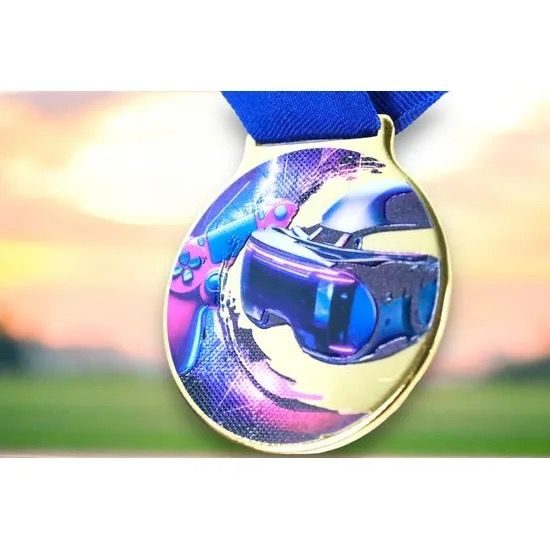 Sacul Gaming Color Texture 3D Print Medal