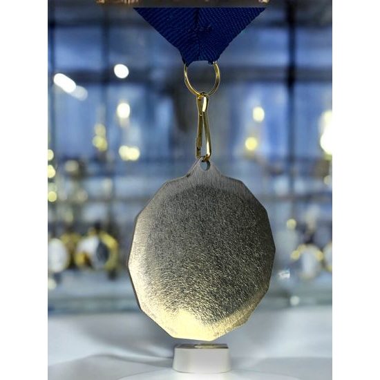 Polygon Stainless Steel Shooting Medal