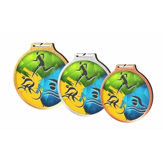 Habitat Triathlon Eco Friendly Wooden Medal