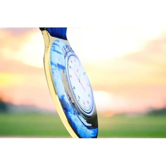 Sacul Swimming Color Texture 3D Print Medal