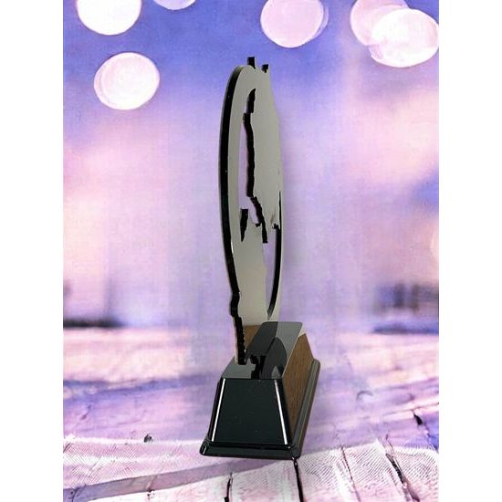 Onyx Stainless Steel Cynology Trophy