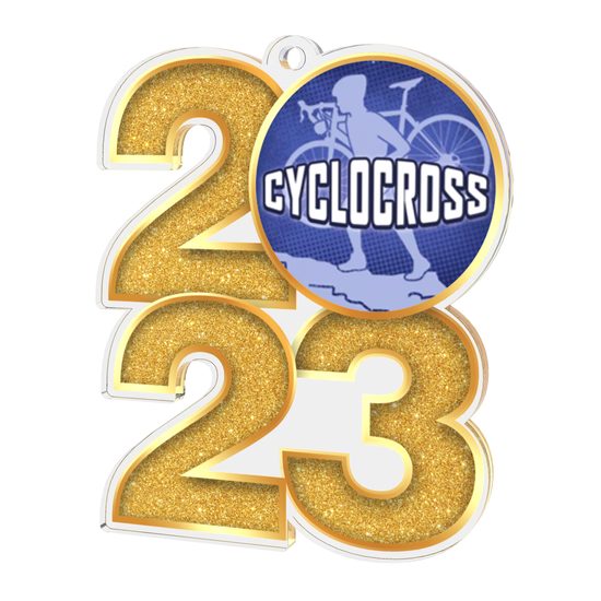 Cyclocross 2022 Acrylic Medal