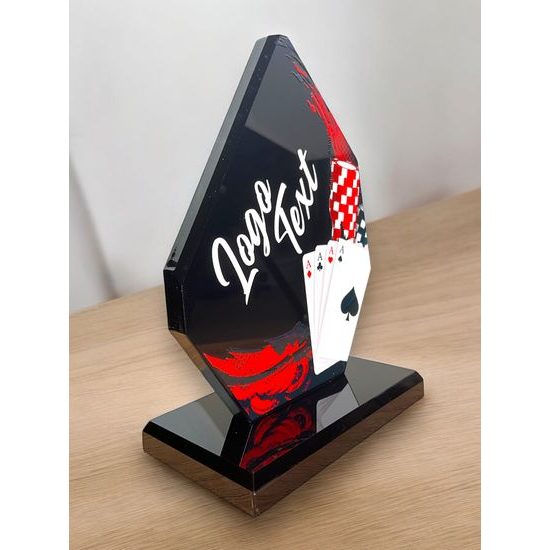 Destin Poker Acrylic Award