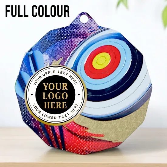 Dodeca Archery Stainless Steel Logo Insert Medal