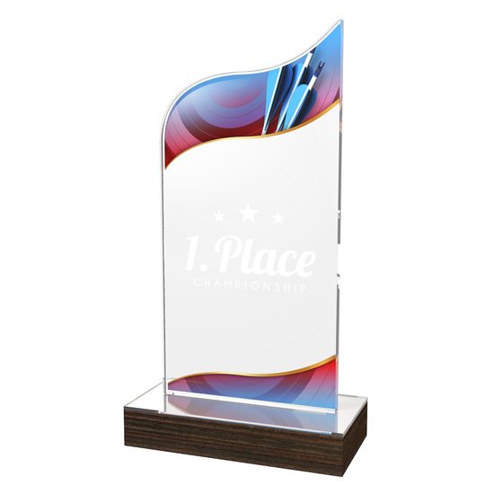 United Acrylic Wood Archery Trophy