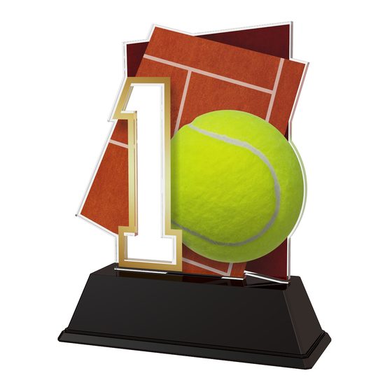 Tennis Number 1 Trophy