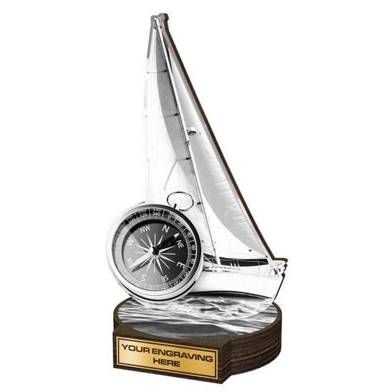Grove Classic Sailing Real Wood Trophy