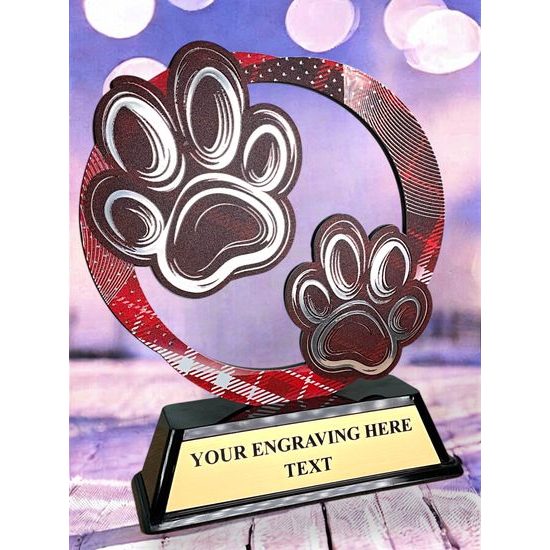 Onyx Stainless Steel Cynology Trophy