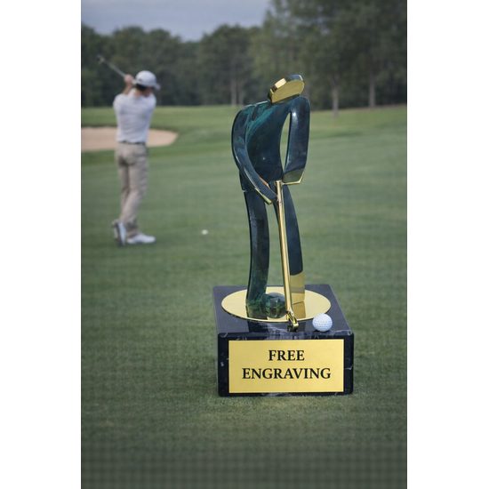 Toledo Golf Handmade Metal Trophy