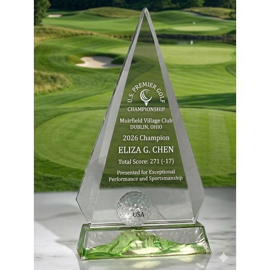 Omaha Crystal Golf Award