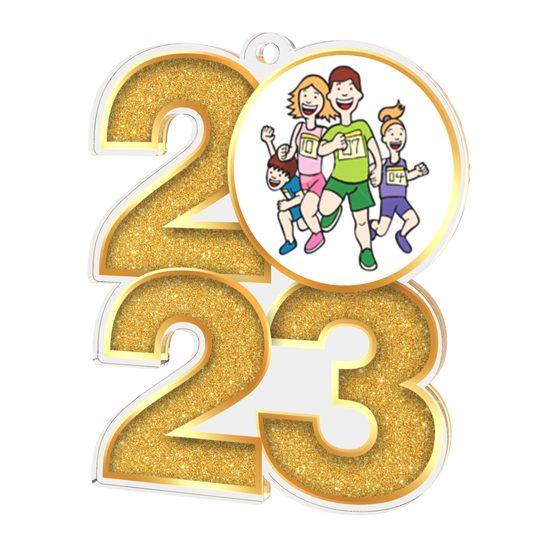 Fun Run 2023 Acrylic Medal