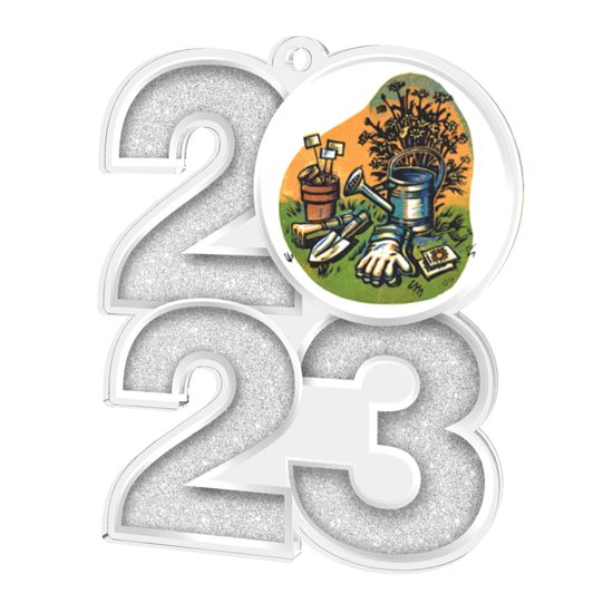 Gardening 2022 Bronze Acrylic Medal