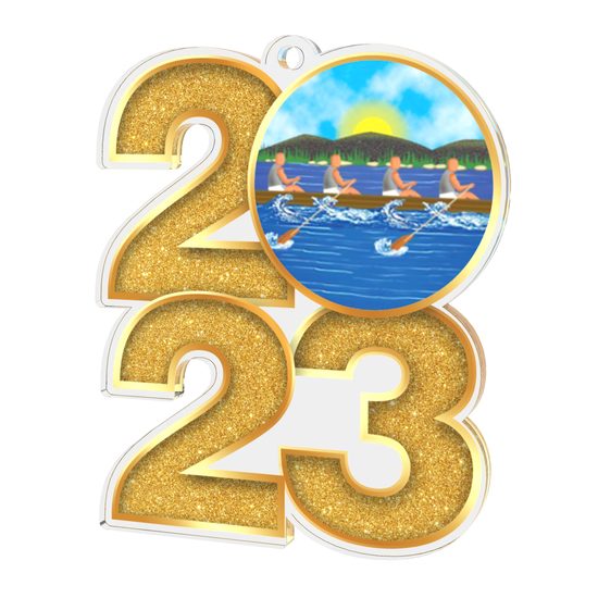 Rowing 2023 Acrylic Medal