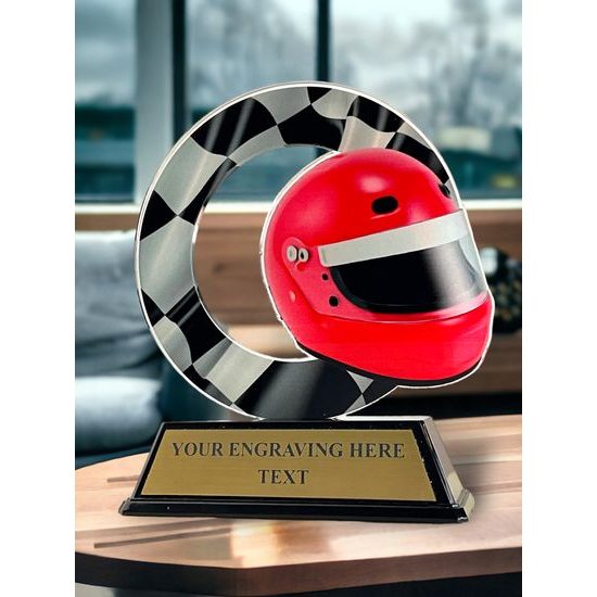 Rio Motorsports Helmet Trophy