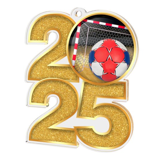 Handball 2025 Acrylic Medal