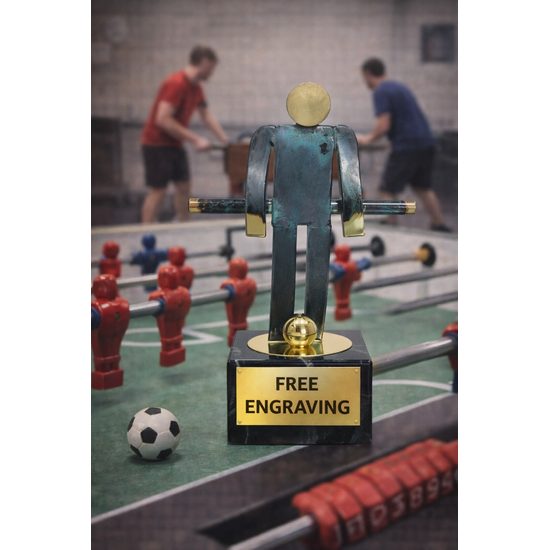 Toledo Table Soccer Foosball Handmade Metal Trophy