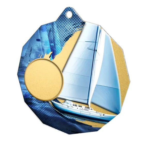 Dodeca Sailing Stainless Steel Logo Insert Medal
