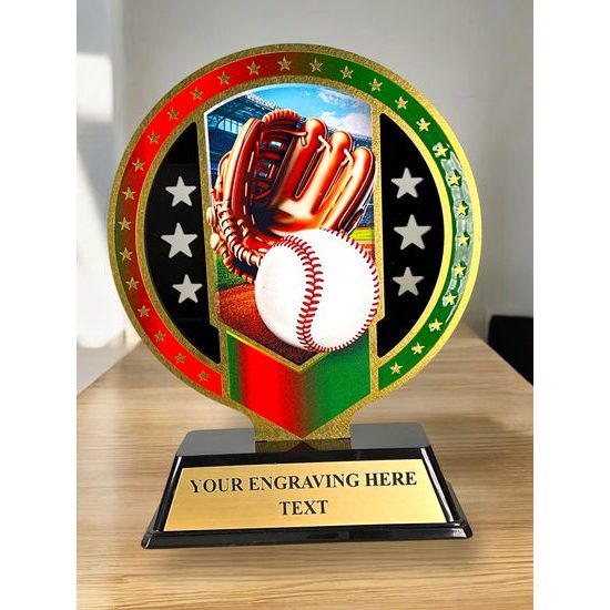 Sentinel Stainless Steel Baseball Trophy