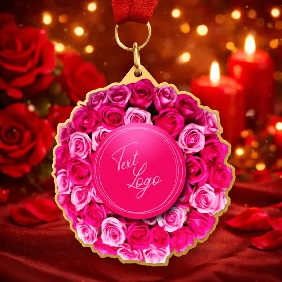 Valentine Stainless Steel Medal