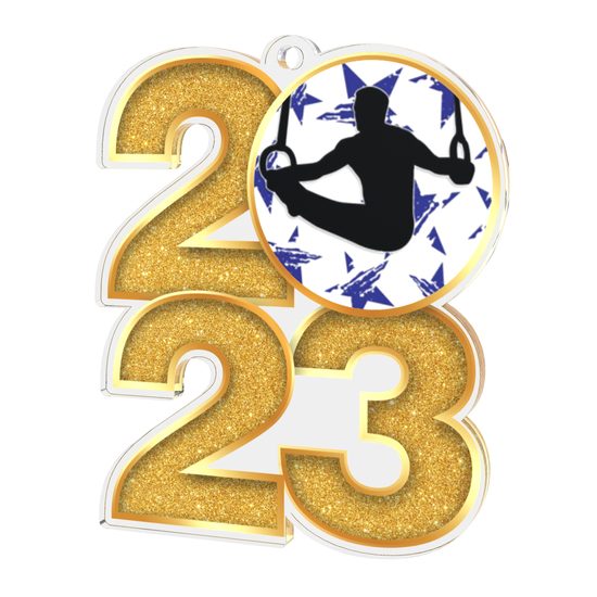 Gymnastics Male 2023 Acrylic Medal