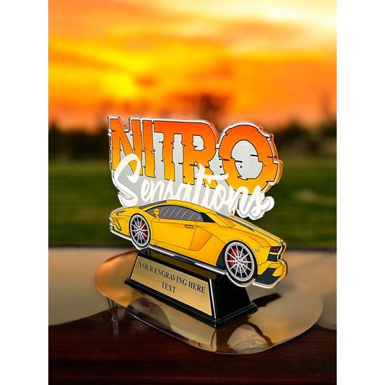 Edison Vehicle Custom Made Acrylic Award