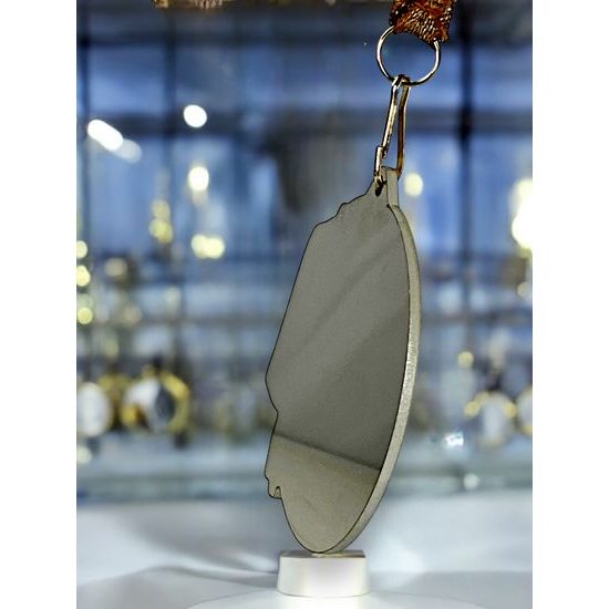 Aurum Stainless Steel Softball Medal
