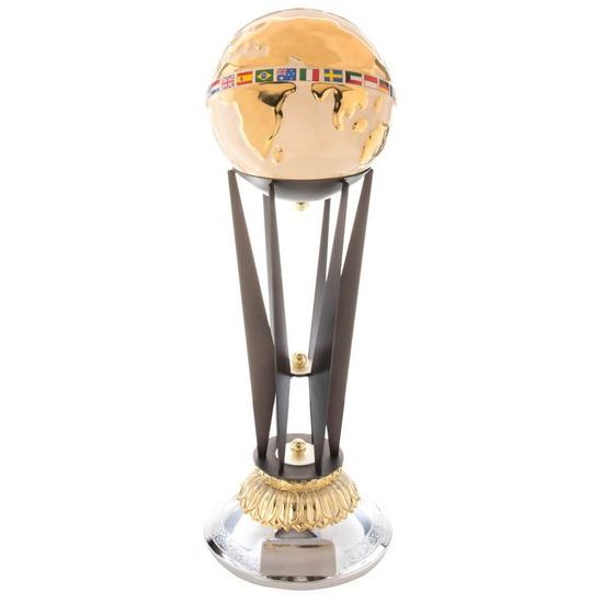 King Titanium Metal Ceramic Globe Award