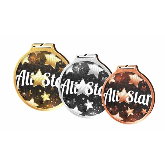 Habitat All Star Eco Friendly Wooden Medal