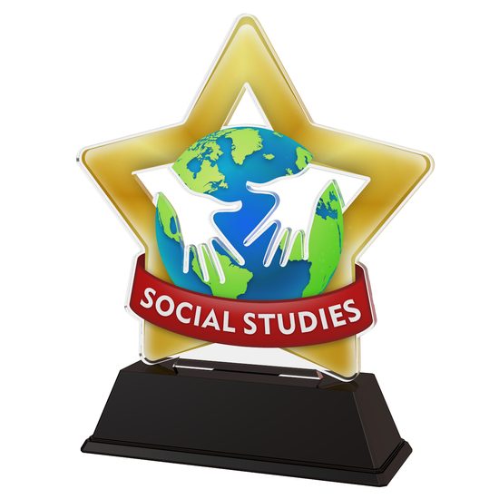 Mini Star Social Studies Trophy