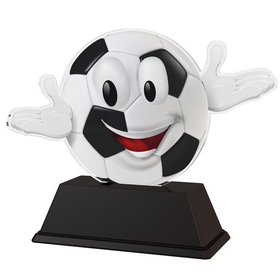 Soccer Smiling Ball Trophy