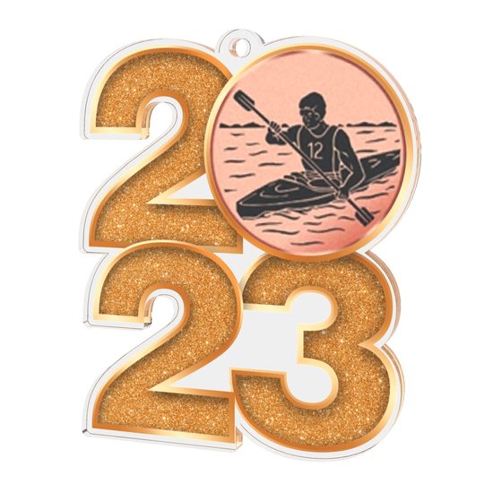 Kayak 2023 Acrylic Medal