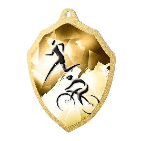 Molten Stainless Steel Duathlon Classic Medal